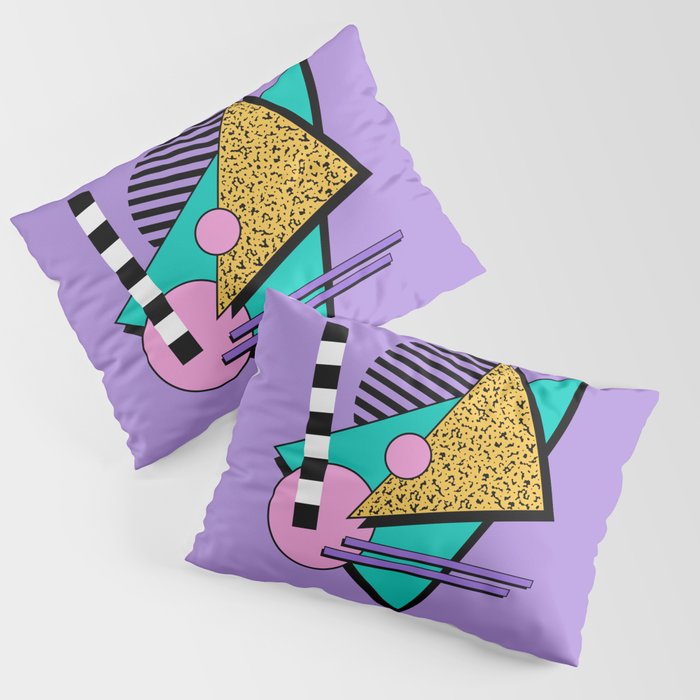 Memphis pattern 103 - 80s / 90s Retro Pillow Sham Gallery Image 3