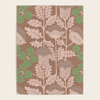 CELIE GARDEN  Inspired by PANTONE 17 1230 Mocha Mousse Poster Gallery Image 4