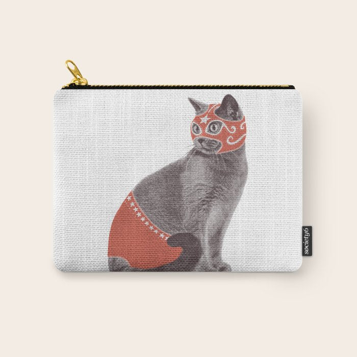 Cat Wrestler Carry All Pouch Gallery Image 1