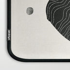 Monochrome Abstract Shapes #2 Laptop Sleeve Gallery Image 3