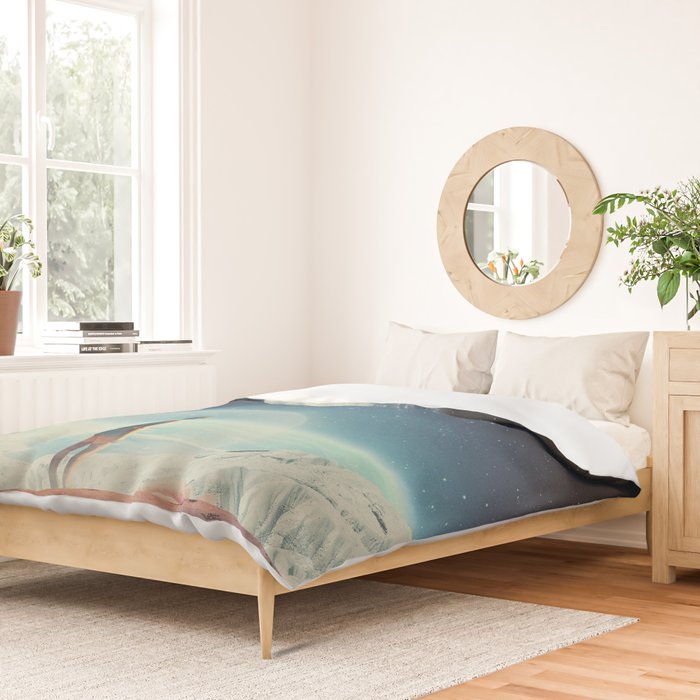 Somewhere between Sometime & Eternity Duvet Cover Gallery Image 2