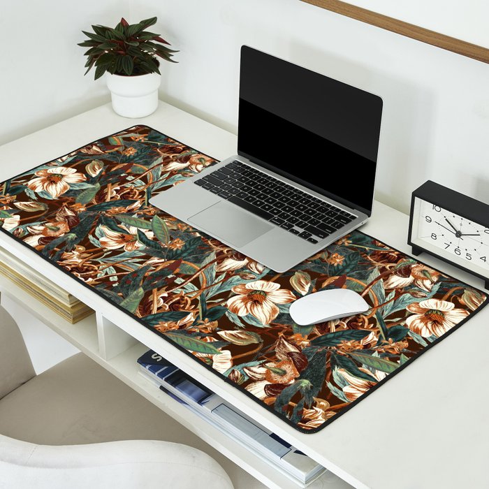 Vintage Night Garden Desk Mat Gallery Image 2