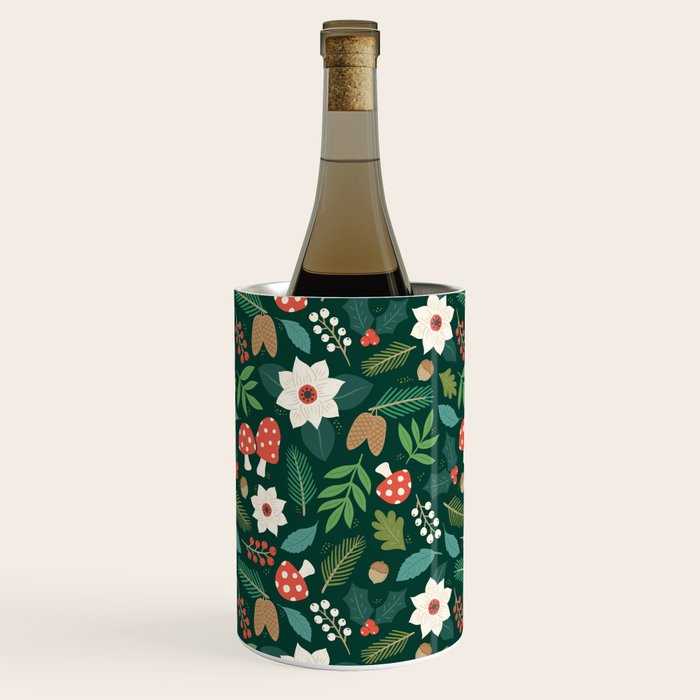 Woodland Holiday Botanicals Wine Chiller Gallery Image 2