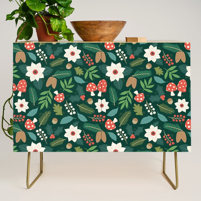 Woodland Holiday Botanicals Credenza Gallery Image 1