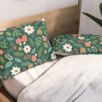 Woodland Holiday Botanicals Pillow Sham Gallery Image 2