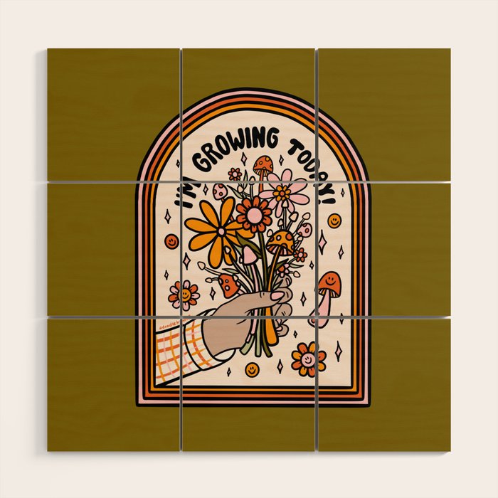 I'm Growing Today Wood Wall Art Gallery Image 1