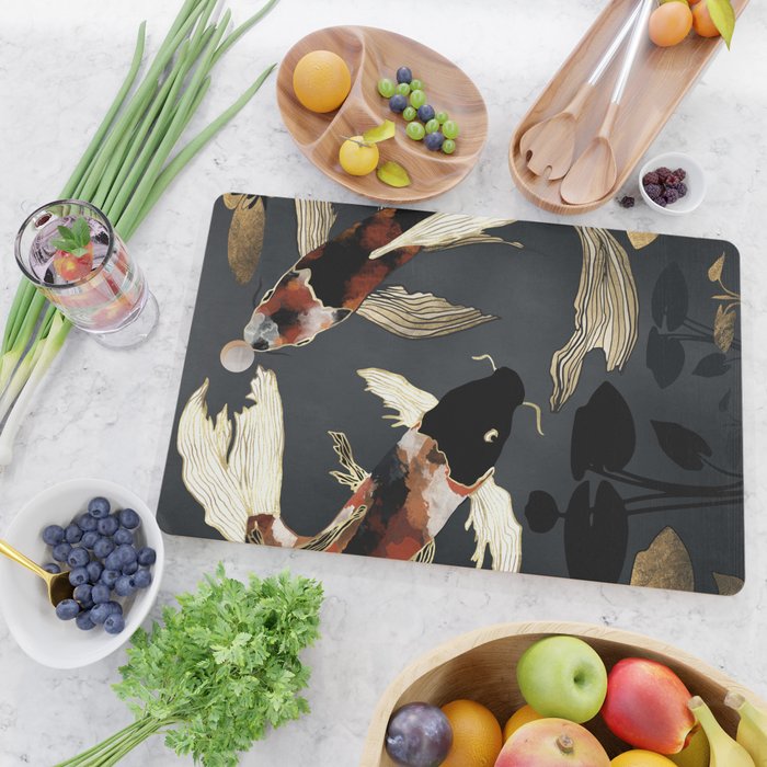 Metallic Koi IV Cutting Board Gallery Image 2