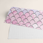 Mermaid Pastel Pink Purple Aqua Teal Wrapping Paper Gallery Image 2