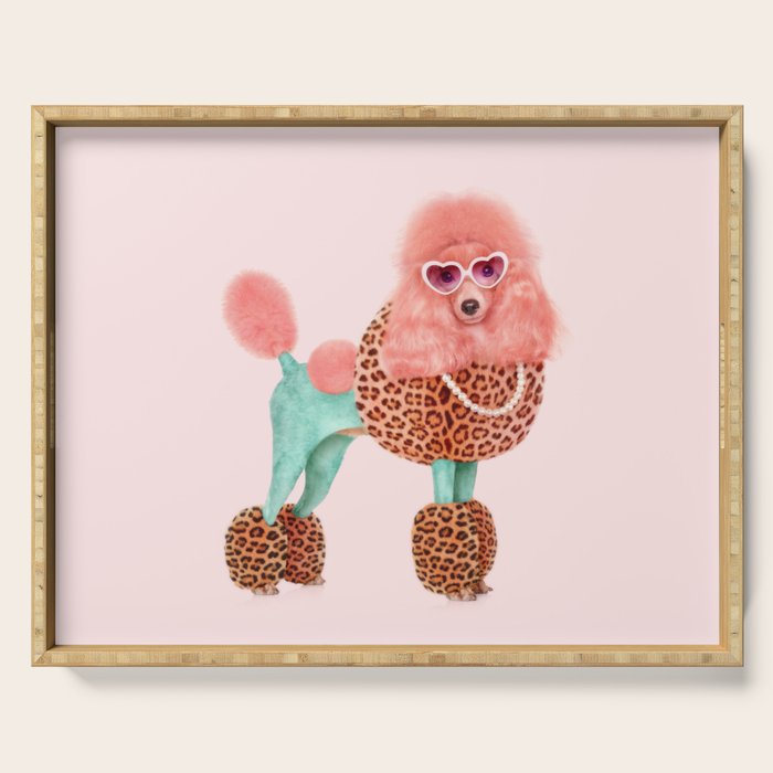 FUNKY POODLE Serving Tray Gallery Image 1