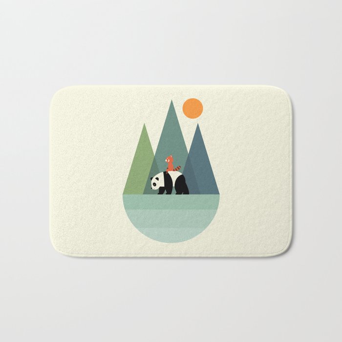 Panda Journey Bath Mat Gallery Image 1