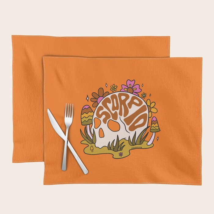 Scorpio Skull Placemat Gallery Image 1