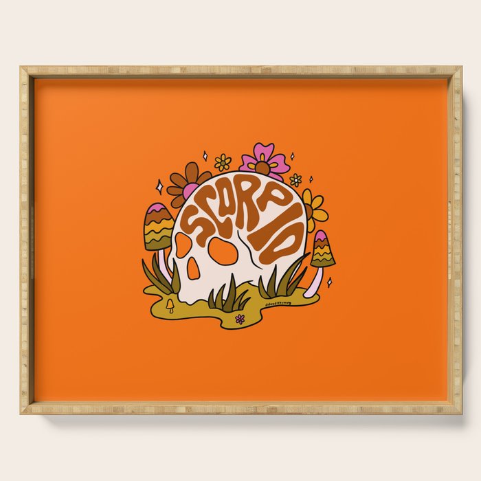 Scorpio Skull Serving Tray Gallery Image 1