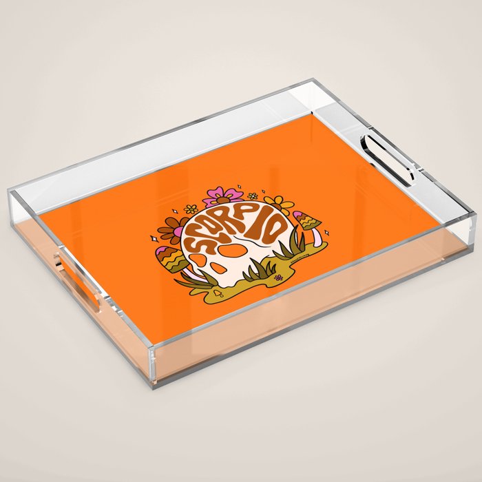 Scorpio Skull Acrylic Tray Gallery Image 1