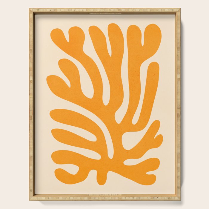 Sunglow: Matisse Paper Cutouts 09 Serving Tray Gallery Image 1