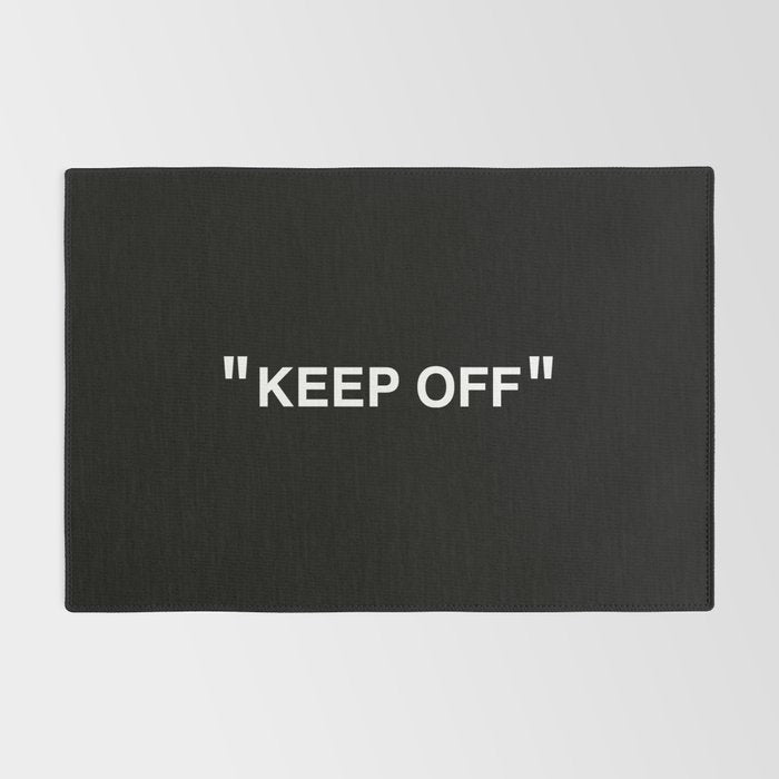 "KEEP OFF" Dark Edition Rug Gallery Image 2
