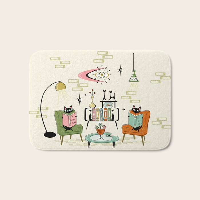 Cozy Cats Den studioxtine Bath Mat Gallery Image 1