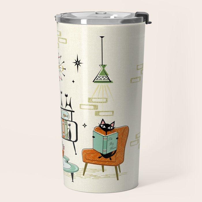 Cozy Cats Den studioxtine Travel Mug Gallery Image 2