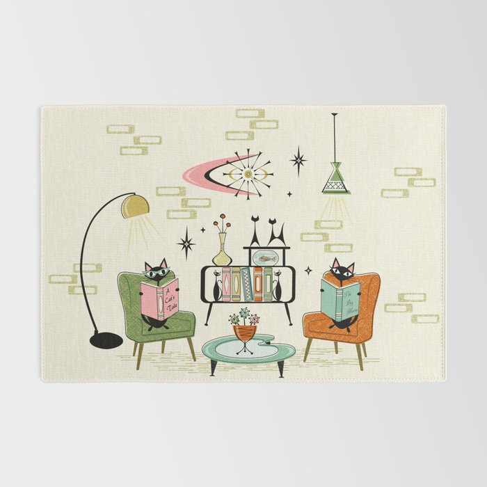 Cozy Cats Den studioxtine Rug Gallery Image 2