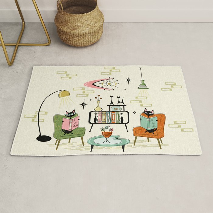 Cozy Cats Den studioxtine Rug Gallery Image 1