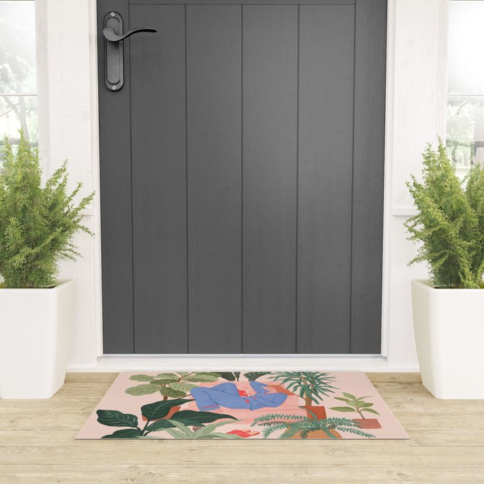 Reading with The Plants Welcome Mat Gallery Image 3