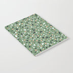 Terrazzo flooring seamless pattern with colorful marble rocks Notebook Gallery Image 2