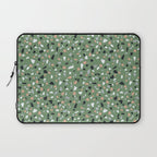 Terrazzo flooring seamless pattern with colorful marble rocks Laptop Sleeve Gallery Image 1