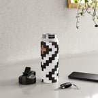 Urban Tribal Pattern No.16 - Aztec - Concrete and Wood Water Bottle Gallery Image 5