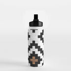 Urban Tribal Pattern No.16 - Aztec - Concrete and Wood Water Bottle Gallery Image 2