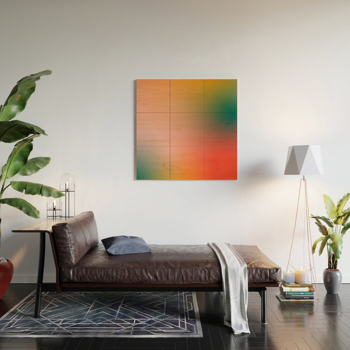 16 Burning Romance Ombre Gradient by Valourine 240816 Wood Wall Art Gallery Image 2