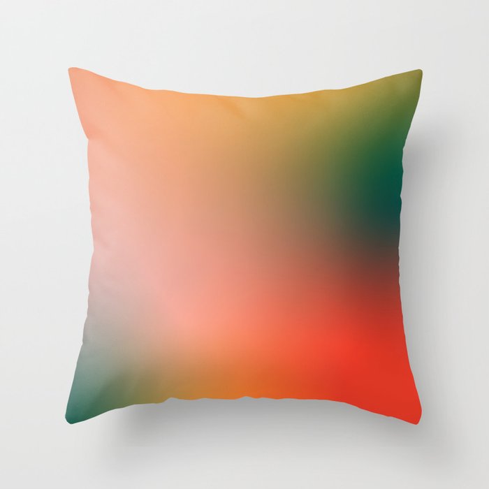16 Burning Romance Ombre Gradient by Valourine 240816 Throw Pillow Gallery Image 6