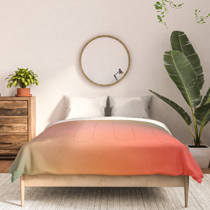 16 Burning Romance Ombre Gradient by Valourine 240816 Comforter Gallery Image 3