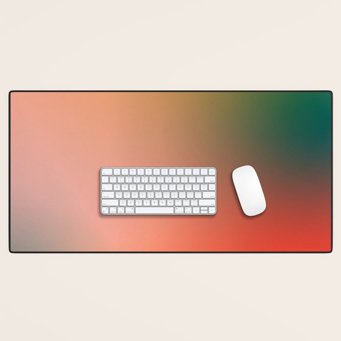 16 Burning Romance Ombre Gradient by Valourine 240816 Desk Mat Gallery Image 1