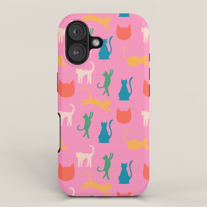 Rainbow Cats in Pencil  iPhone Case Gallery Image 1