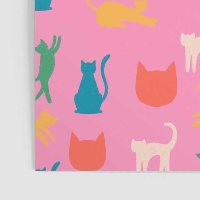 Rainbow Cats in Pencil  Poster Gallery Image 3