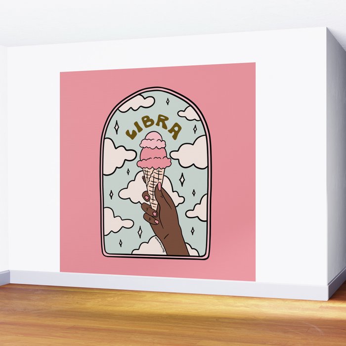 Libra Ice cream Wall Mural Gallery Image 2