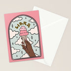 Libra Ice cream Stationery Card Gallery Image 2
