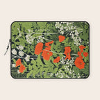 Poppy Pillar Garden Laptop Sleeve Gallery Image 1