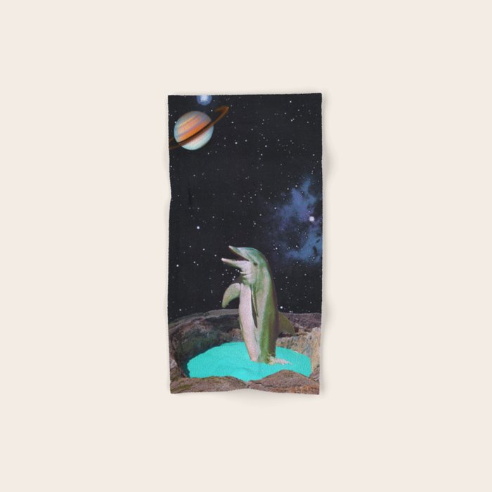 Planet Dolphin Bath Towel Gallery Image 1