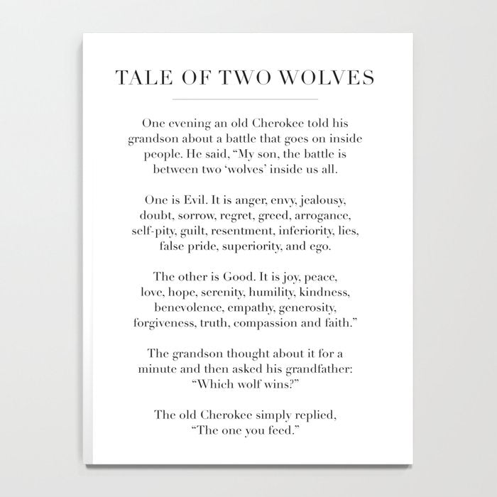 The Tale of Two Wolves Notebook Gallery Image 4