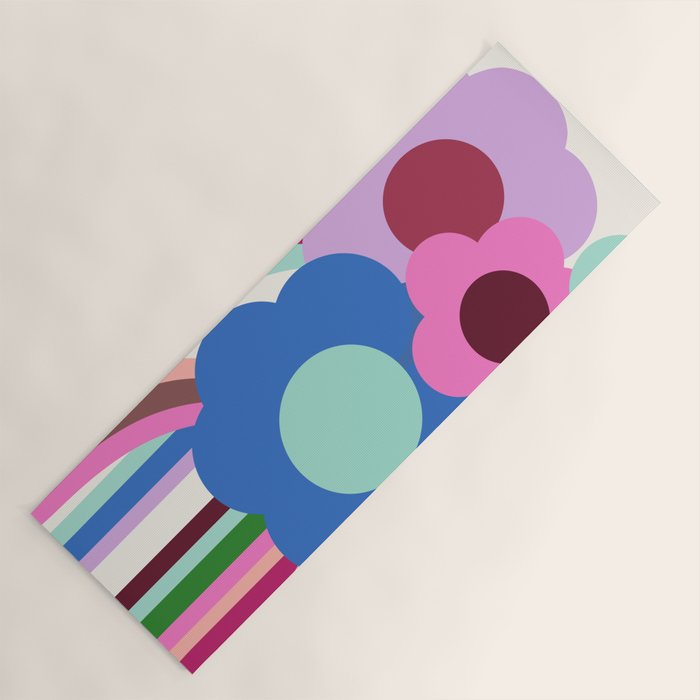 Color Bloom - patchouli Yoga Mat