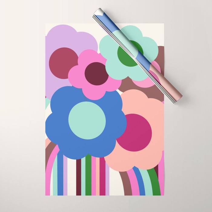 Color Bloom - patchouli Wrapping Paper Gallery Image 1