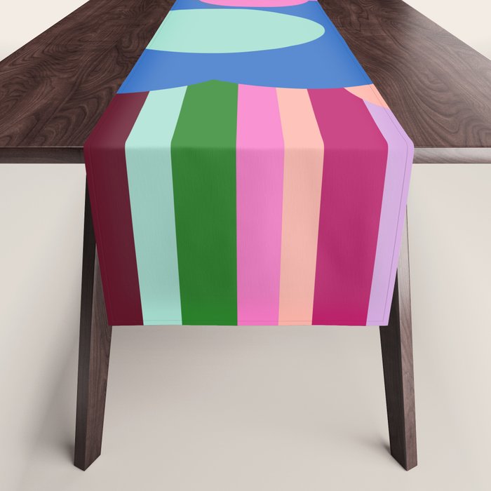 Color Bloom - patchouli Table Runner Gallery Image 1