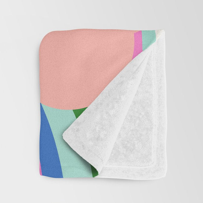 Color Bloom - patchouli Throw Blanket Gallery Image 3