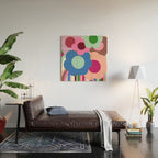 Color Bloom - patchouli Wood Wall Art Gallery Image 2