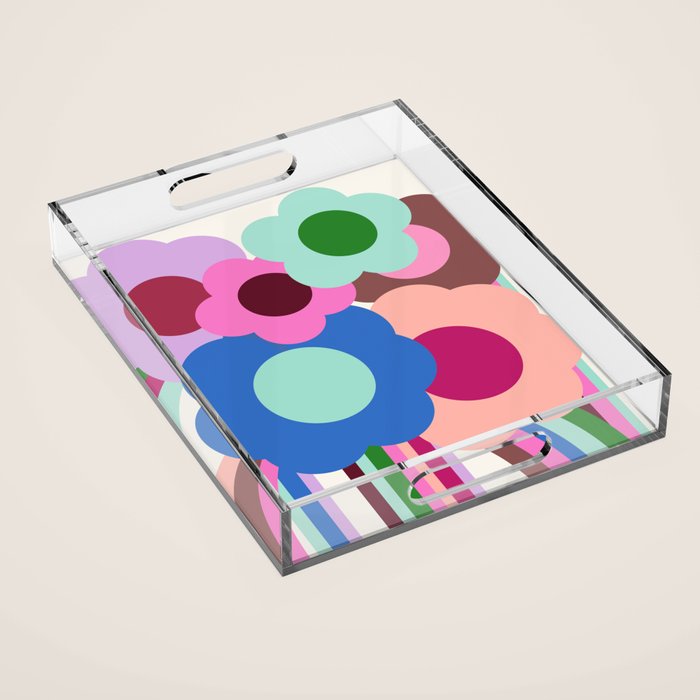 Color Bloom - patchouli Acrylic Tray Gallery Image 1