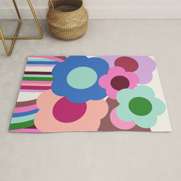 Color Bloom - patchouli Rug Gallery Image 1