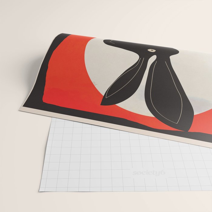 Black Rabbit 3 Wrapping Paper Gallery Image 2