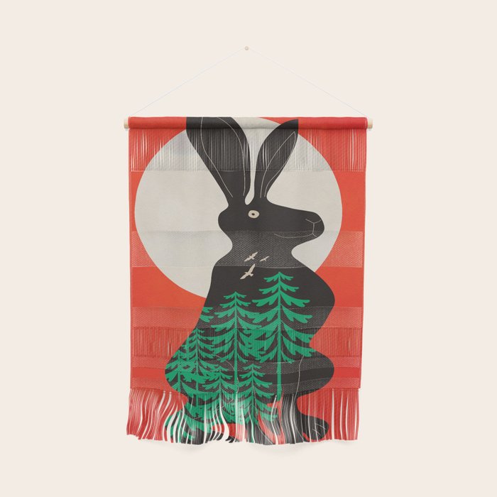 Black Rabbit 3 Wall Hanging Gallery Image 1