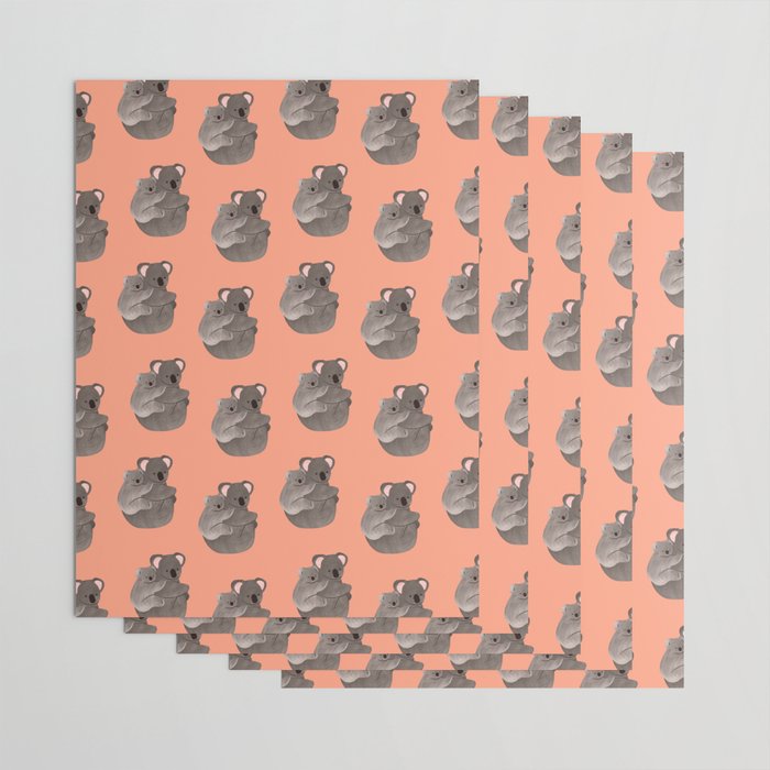Piggyback Koala Wrapping Paper Gallery Image 3