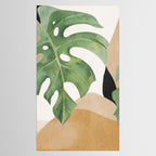 Abstract Art Tropical Leaves 3 Tablecloth Gallery Image 2